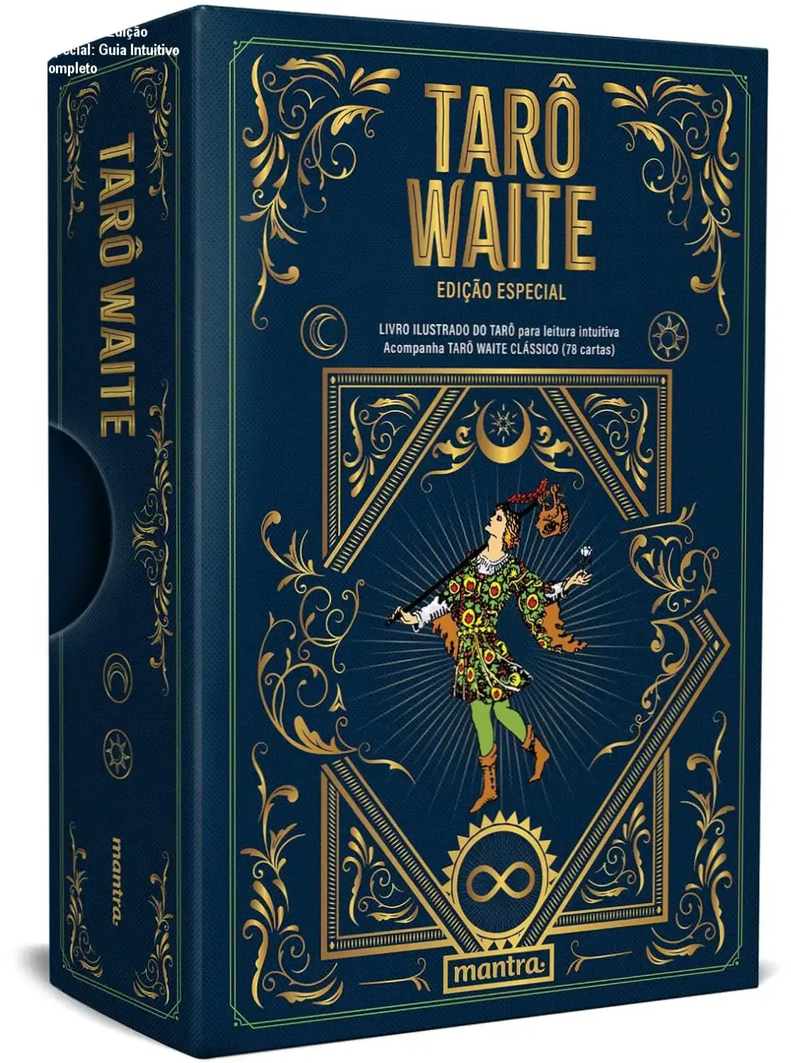 Tarô Waite Edição Especial em formato digital com deck 78 cartas e guia de leitura intuitiva