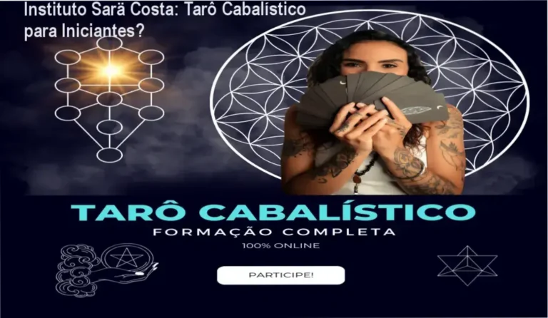 Tarô Cabalístico Instituto Sarä Costa bastidores funcionamento visão interna
