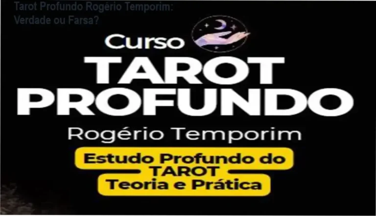 Exploração dos bastidores do Tarot Profundo de Rogério Temporim, mostrando metodologia e experiência do aluno