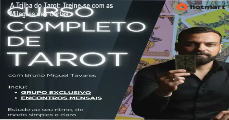 Curso completo de tarot com certificação | Bruno Miguel Tavares revela técnicas profissionais
