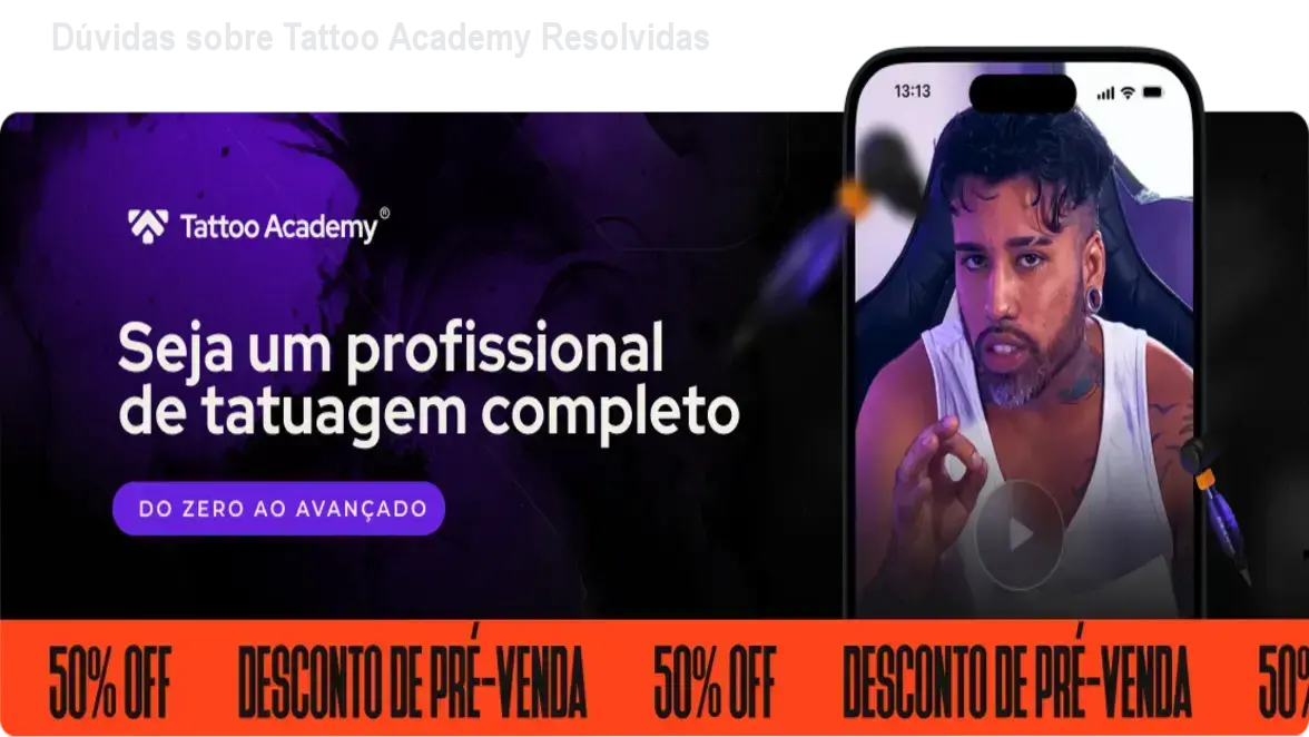 Aluna praticando técnica de tatuagem na comunidade exclusiva da Tattoo Academy
