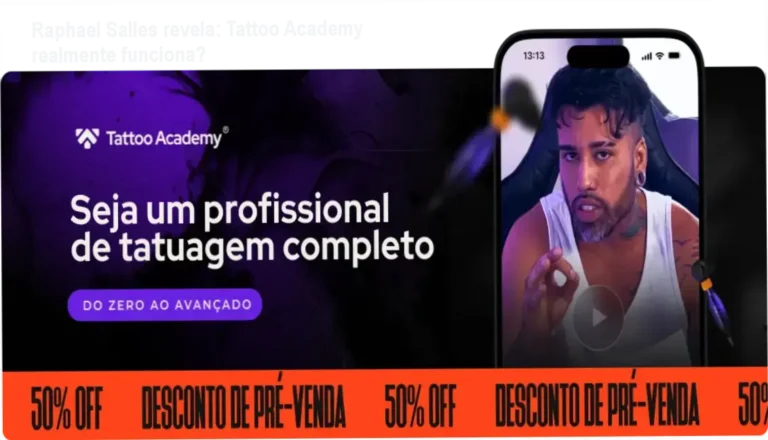 Tattoo Academy de Raphael Salles revela bastidores da formação e experiência prática