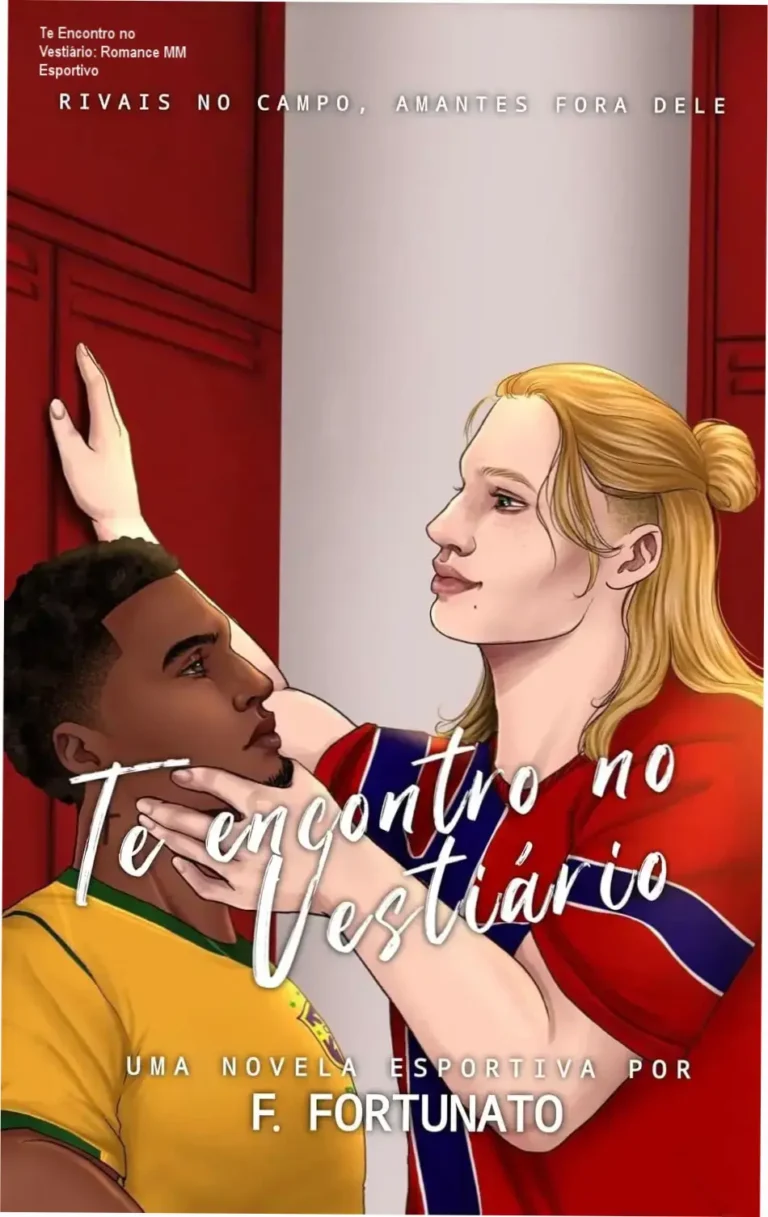 Capa do eBook Te Encontro no Vestiário, romance esportivo entre dois jogadores de futebol
