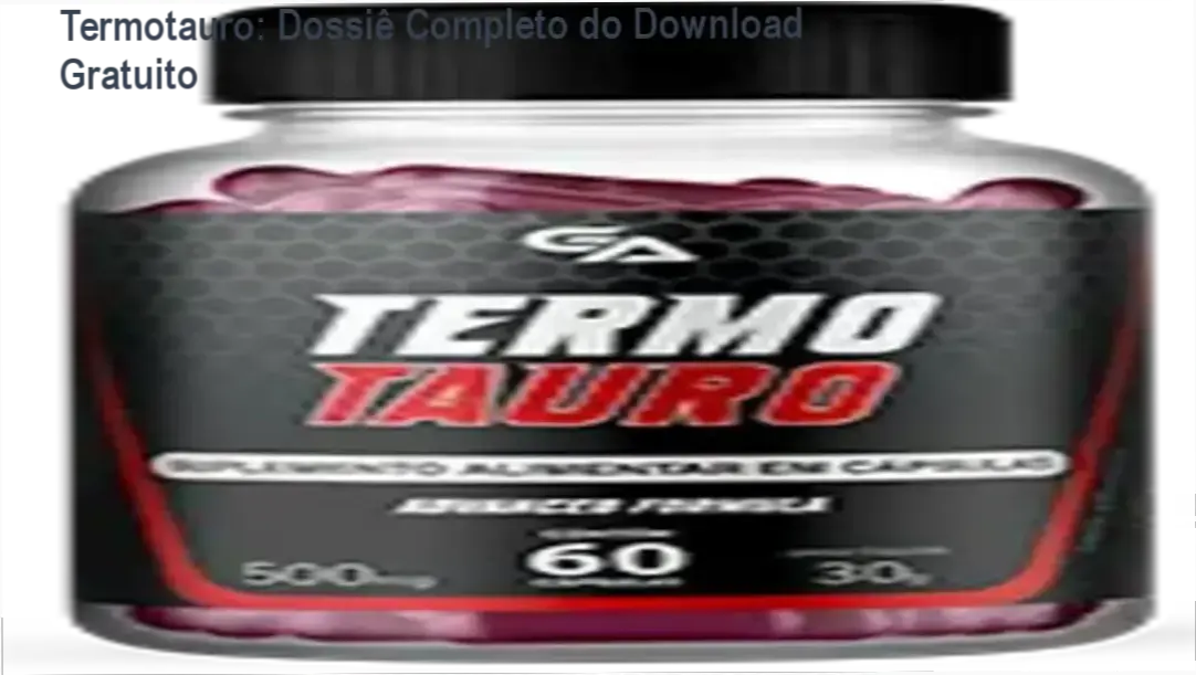 Potes de Termotauro com ícone de download de guia de emagrecimento