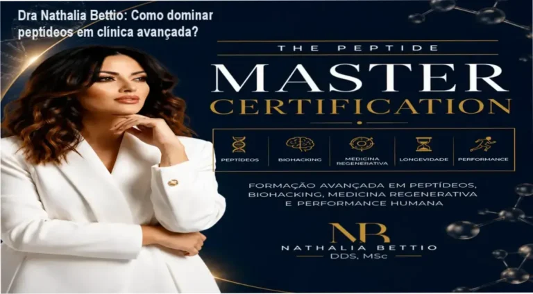 The Peptide Master Certification – Dra Nathalia Bettio – cronograma e carga horária