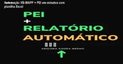 Automação VB-MAPP + PEI em minutos com planilha Excel