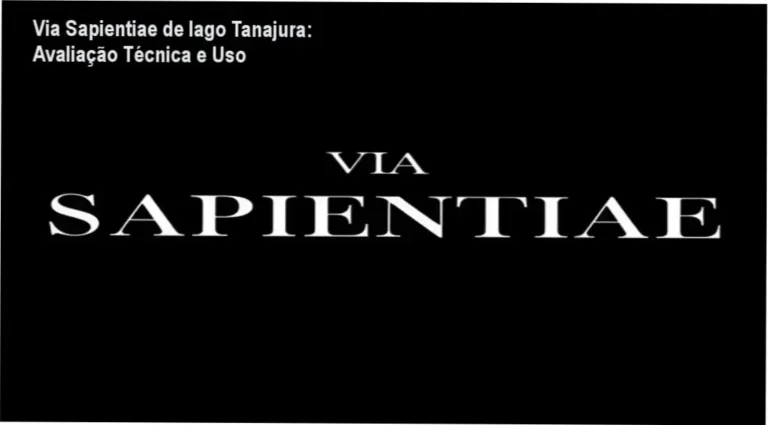 Capa do curso Via Sapientiae de Iago Tanajura mostrando latim, grego e hebraico