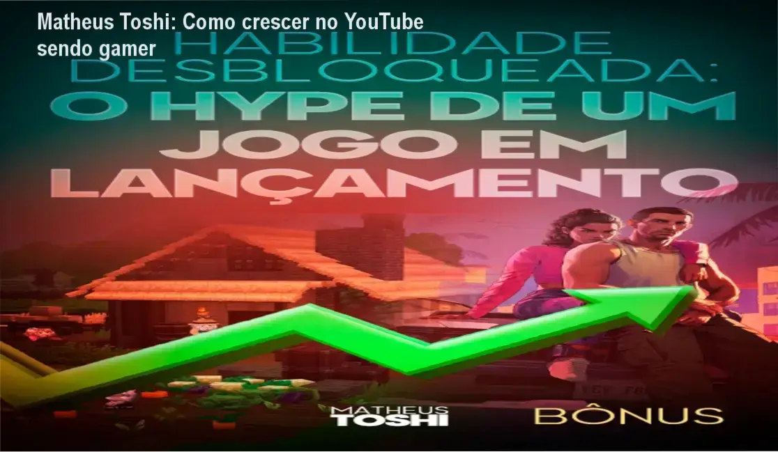 Viver de YouTube Como Gamer Matheus Toshi bastidores e funcionamento interno do curso