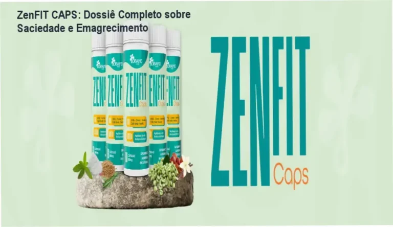 Frascos de ZenFIT CAPS organizados com selo de garantia de 90 dias e descontos nos combos