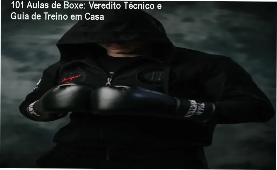 Pessoa praticando fundamentos de boxe seguindo o cronograma do curso 101 Aulas de Boxe