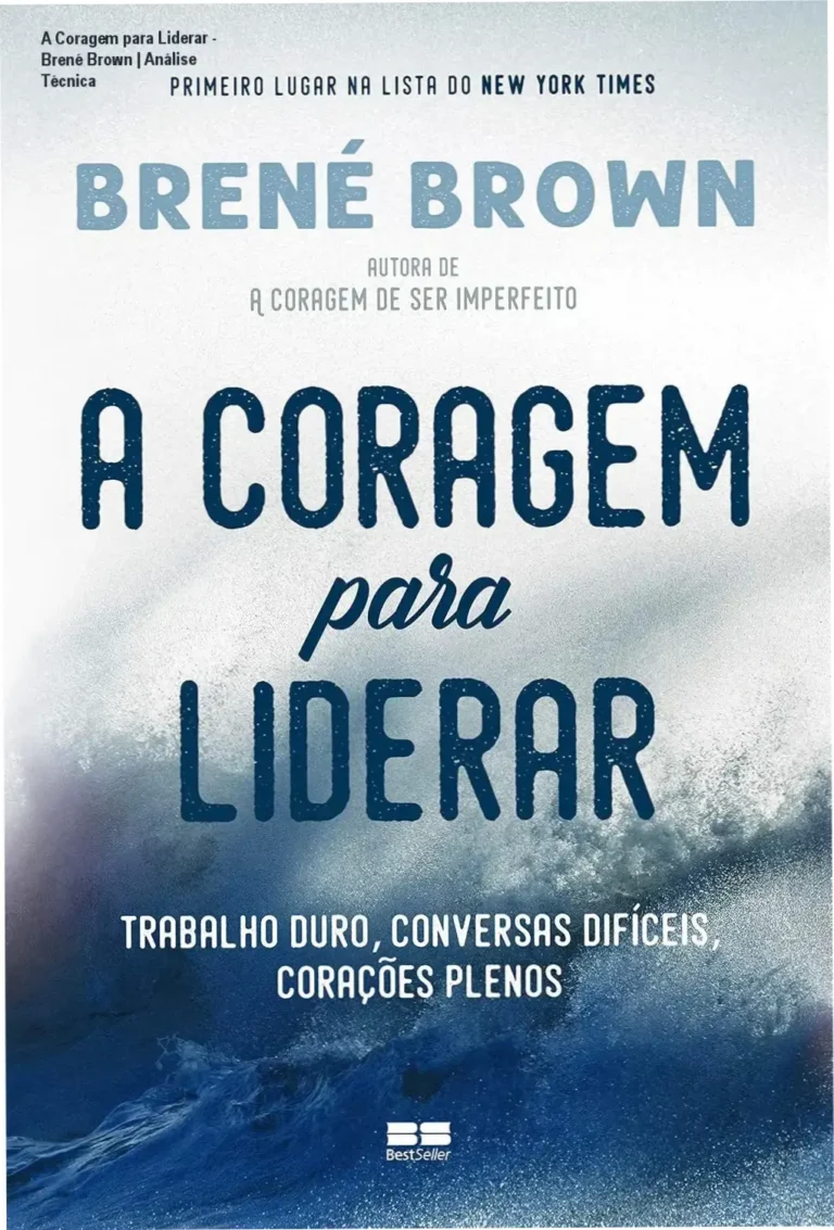Capa do livro A Coragem para Liderar de Brené Brown destacando o conceito de liderança humana