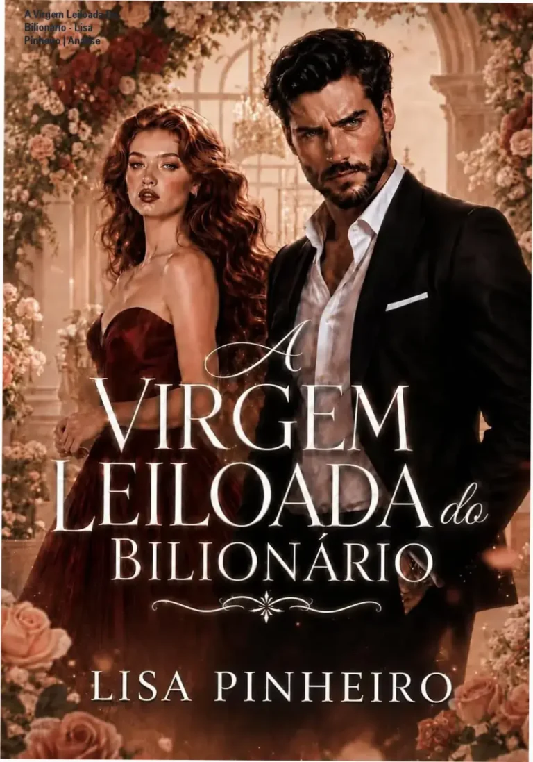 Capa do eBook A Virgem Leiloada Do Bilionário de Lisa Pinheiro apresentando temática de romance dark e bilionário