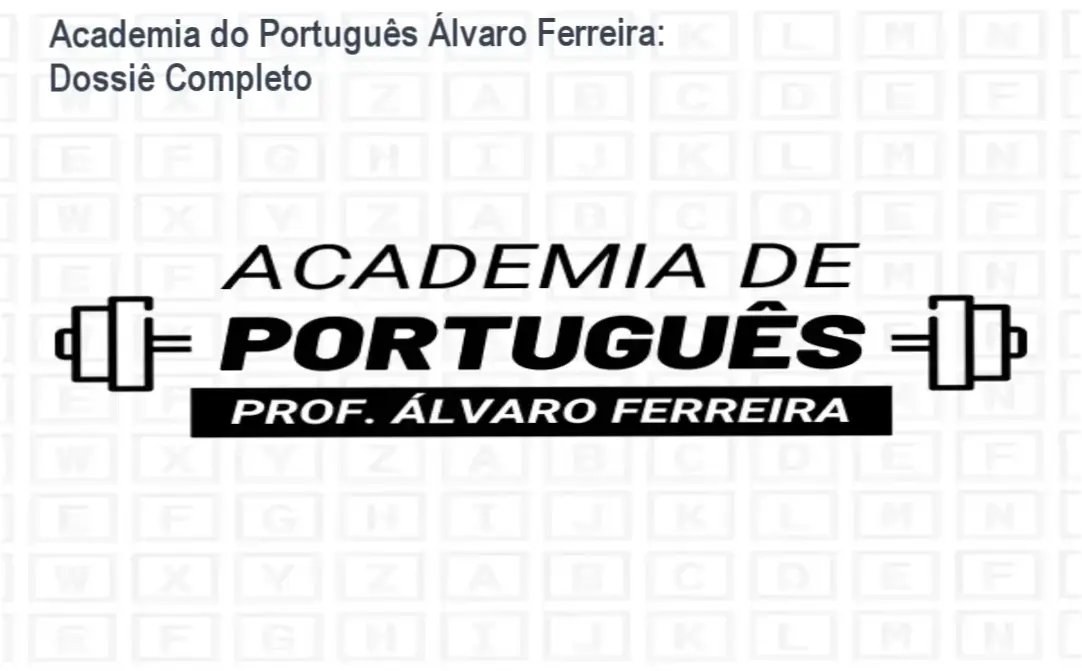 Estudante utilizando notebook para acessar as videoaulas da Academia do Português Álvaro Ferreira para concursos