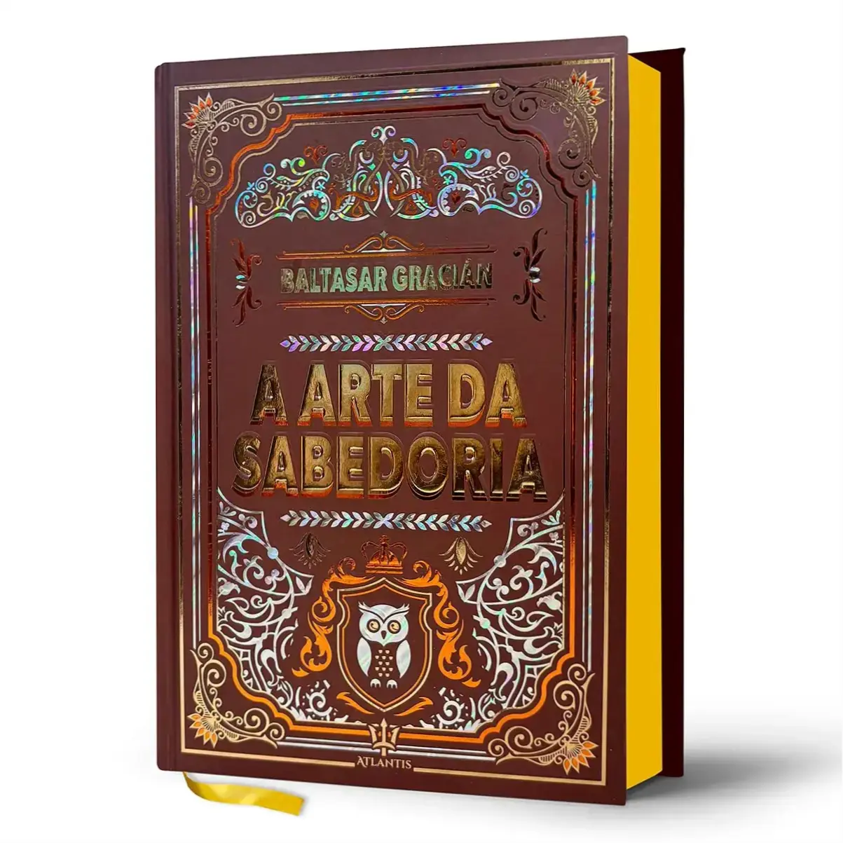 Livro A Arte da Sabedoria de Baltasar Gracián edição luxo capa dura