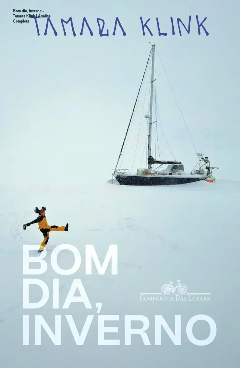 Capa do livro Bom dia, inverno de Tamara Klink com arte de Elisa Von Randow