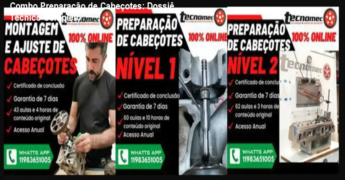 Mecânico utilizando bancada de fluxo para medir a eficiência de um cabeçote preparado