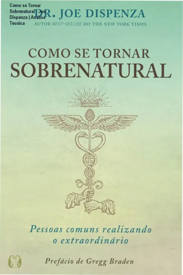 Capa do livro Como se tornar sobrenatural de Joe Dispenza demonstrando o despertar da consciência humana