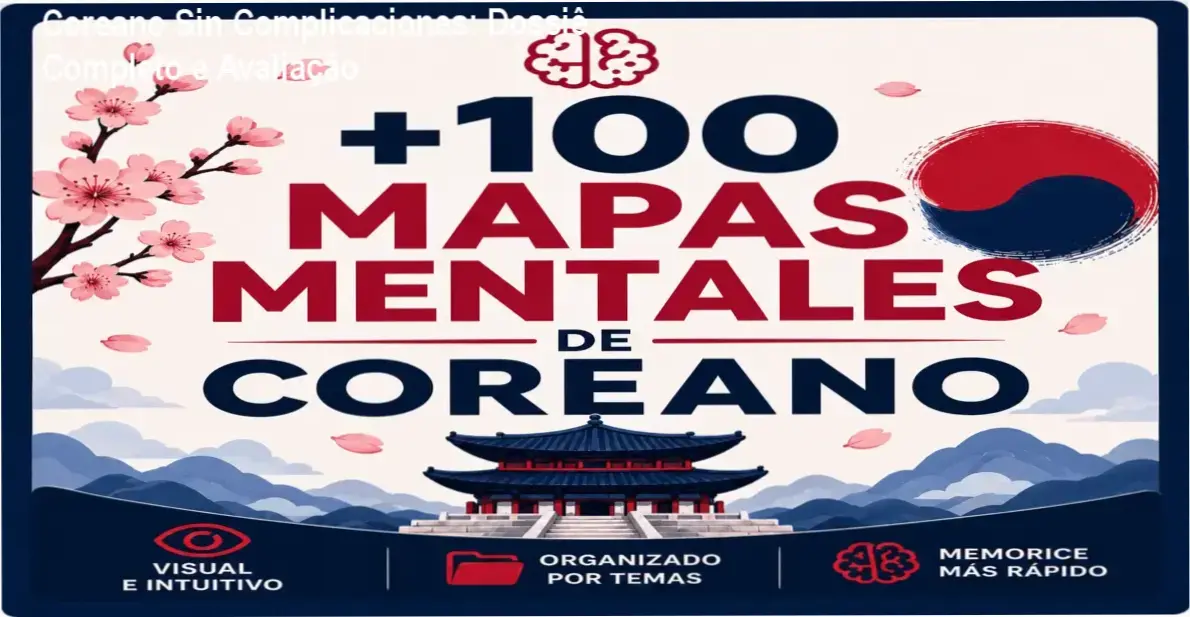 Representação visual de mapas mentais para estudo de coreano focados em K-pop e K-dramas