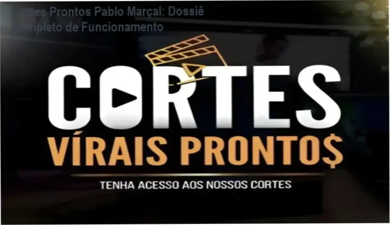 Interface de visualização dos cortes prontos do Pablo Marçal e bastidores da edição