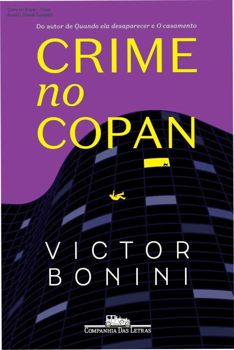 Capa do ebook Crime no Copan de Victor Bonini, ambientado no icônico edifício Copan em São Paulo.