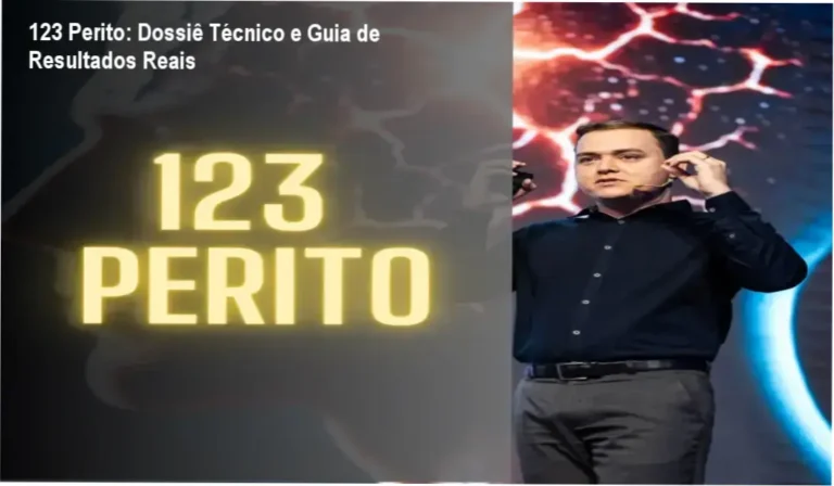 Especialista utilizando microscópio digital do curso 123 Perito para análise técnica de documento grafotécnico