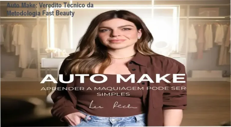 Aplicação de maquiagem profissional utilizando a técnica Fast Beauty do curso Auto Make