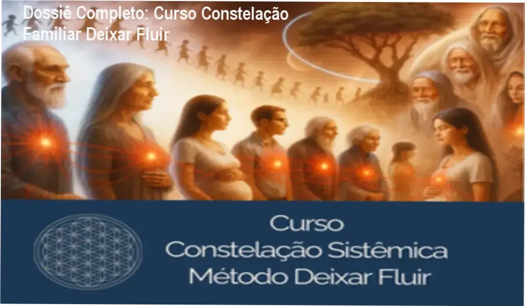 Representação de cura sistêmica e libertação de padrões familiares no Curso Deixar Fluir