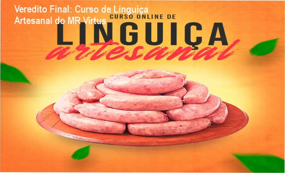 Curso de Linguiça Artesanal do MR Virtus bastidores e funcionamento
