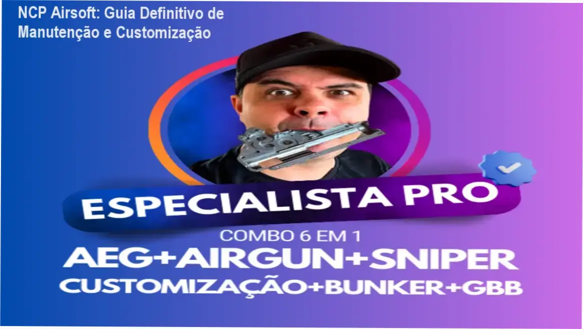 Ferramentas de precisão para manutenção técnica de equipamentos de airsoft