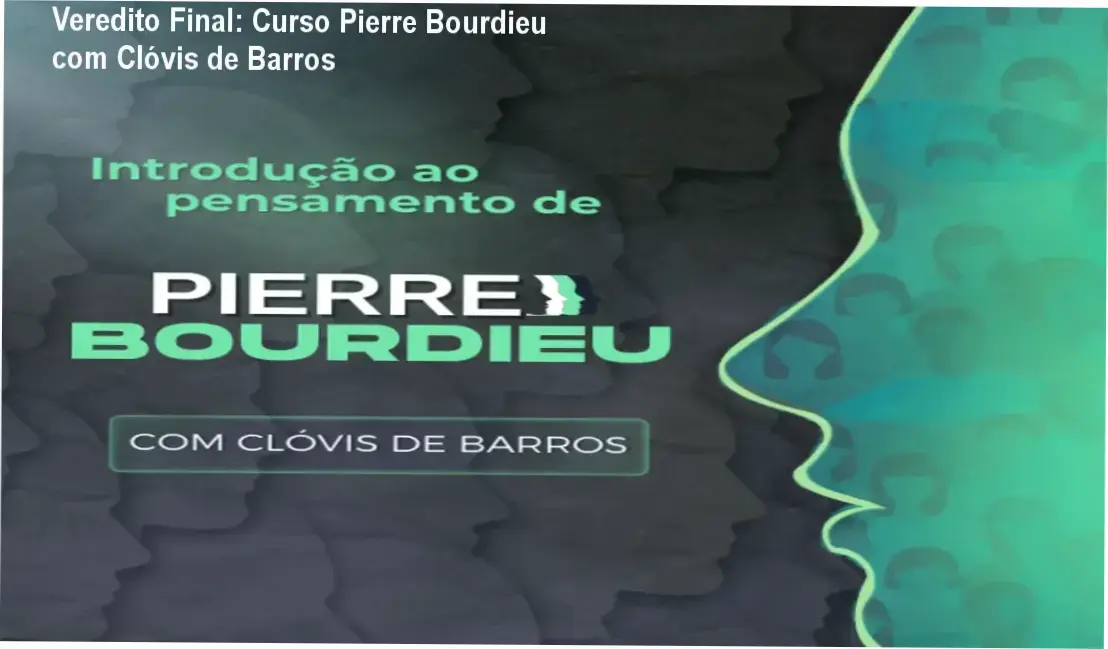 Professor Clóvis de Barros Filho ensinando conceitos de Pierre Bourdieu em plataforma de curso online