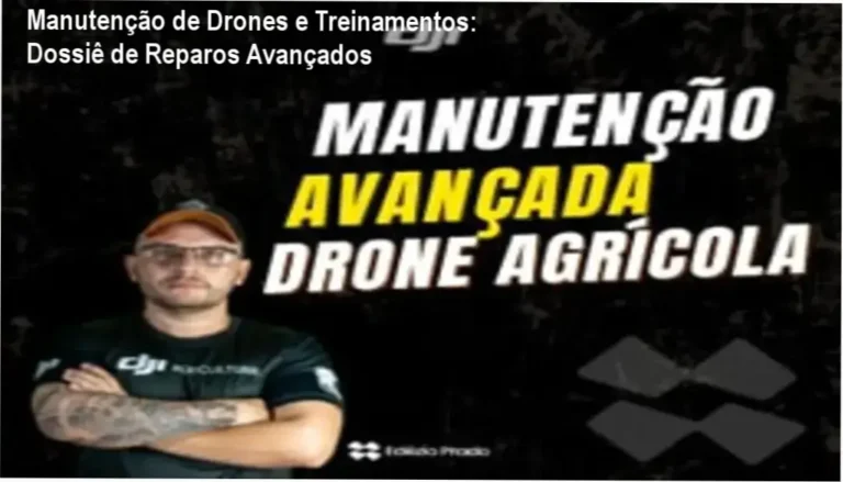 Curso Manutenção de Drones e Treinamentos: visão interna de reparos eletrônicos em drones agrícolas