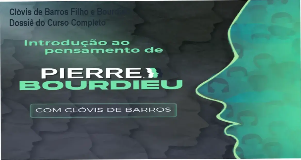 Visão detalhada da plataforma do curso Introdução ao Pensamento de Pierre Bourdieu com Professor Clóvis de Barros Filho