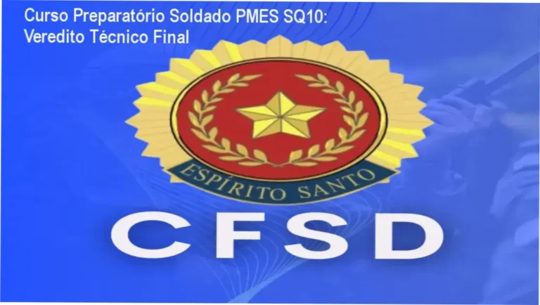 Material de estudo do Curso Preparatório para Soldado da PMES utilizando o Método SQ10