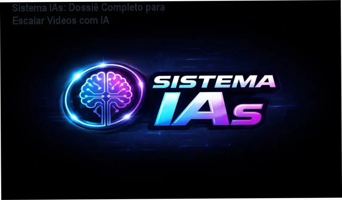 Interface do curso Sistema IAs apresentando ferramentas de criação de vídeos e avatares com inteligência artificial