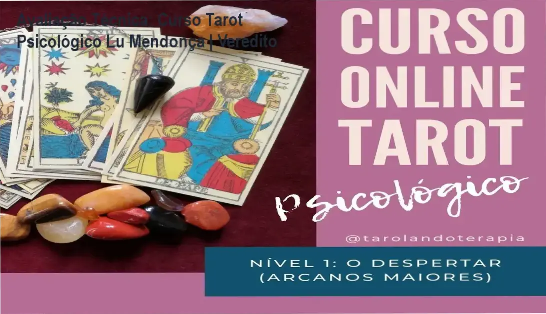 Curso Tarot Psicológico Lu Mendonça bastidores metodologia Jung e mentorias