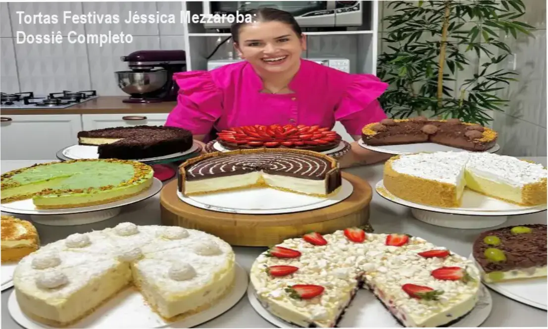 Tortas Festivas Jéssica Mezzaroba detalhes de produção e métodos internos