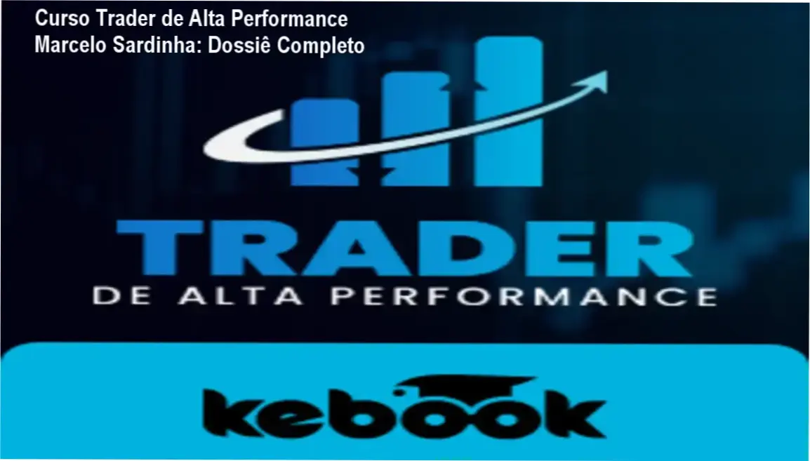 Curso Trader de Alta Performance de Marcelo Sardinha exibindo plataforma de aulas e gráficos de trading