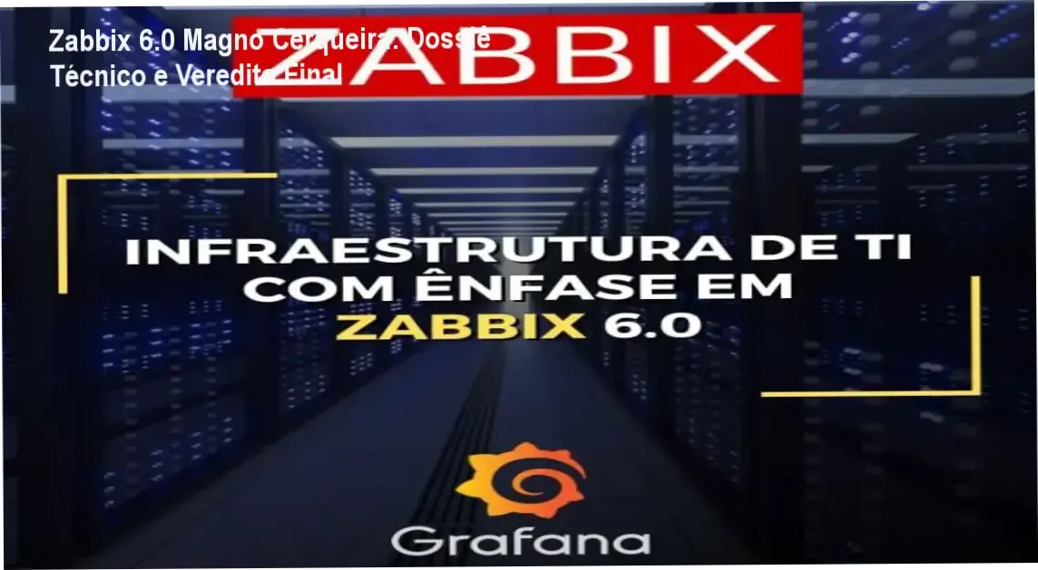 Interface do curso de Infraestrutura de TI com Zabbix 6.0 do instrutor Magno Cerqueira