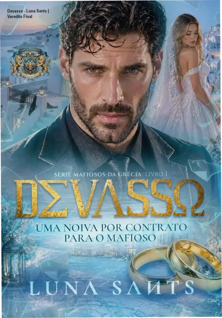 Capa do ebook Devasso de Luna Sants, romance de máfia grega