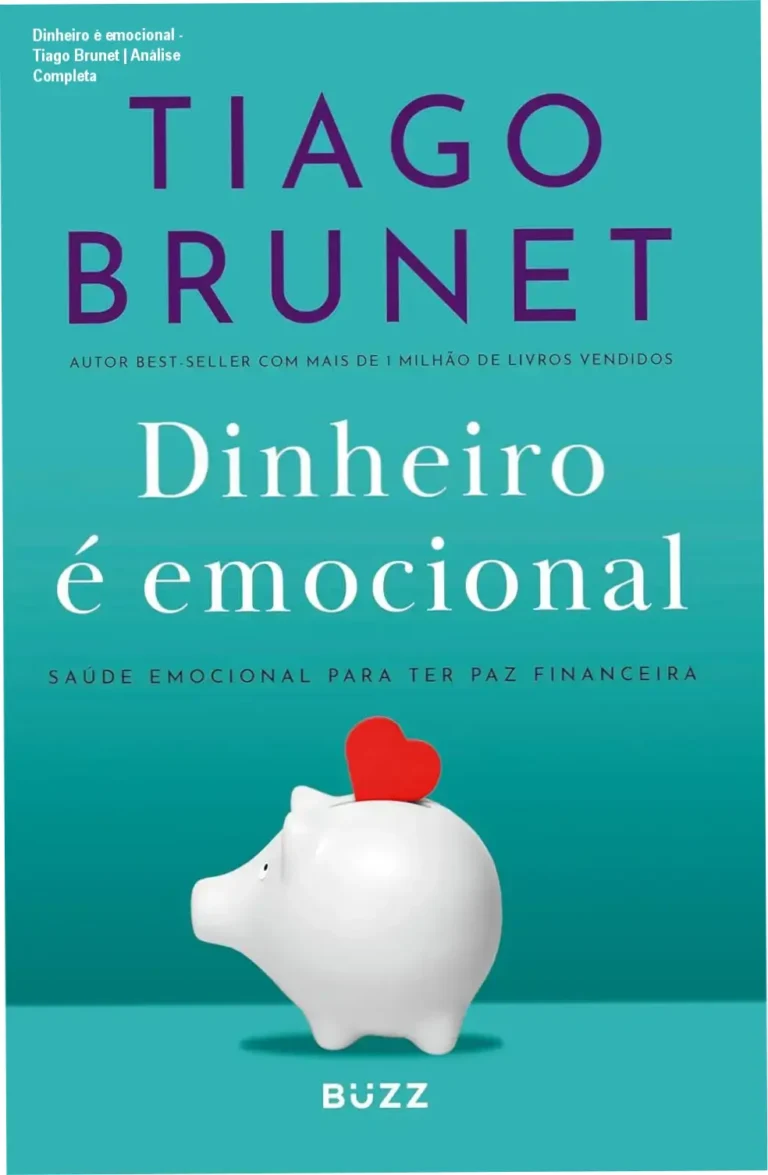 Capa do ebook Dinheiro é Emocional de Tiago Brunet sobre saúde financeira