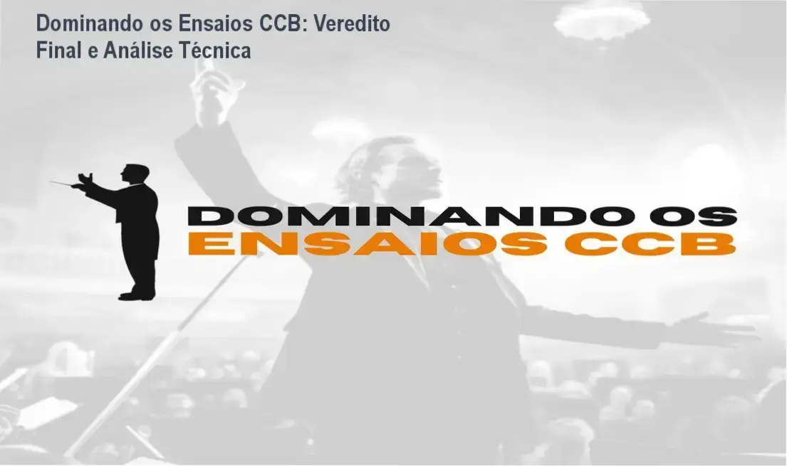 Dominando os Ensaios CCB Conservatório Imperial bastidores e funcionamento