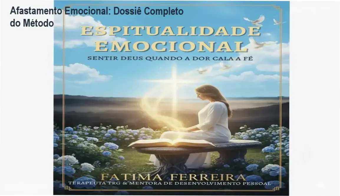 Representação conceitual de um guia digital sobre dinâmicas de relacionamento e controle emocional