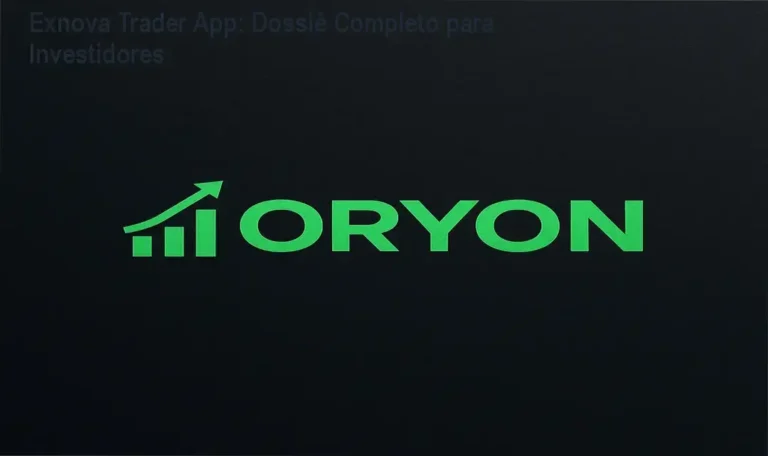 Interface do aplicativo Exnova em um smartphone demonstrando gráficos de trading online