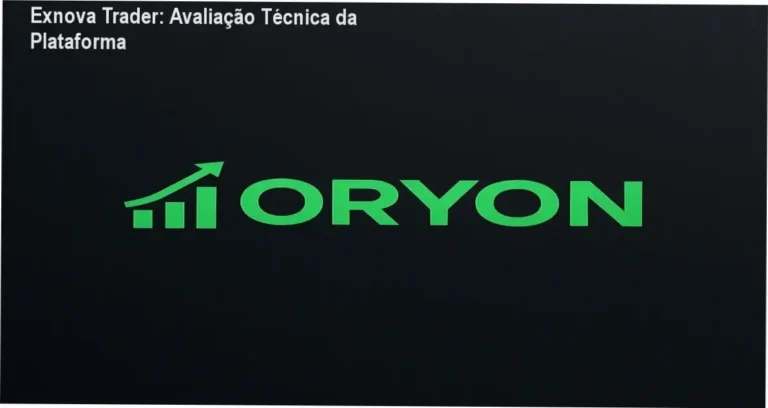 Interface funcional da Exnova Trader mostrando ferramentas de negociação e gráficos avançados