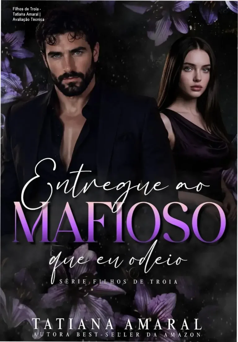 Capa do ebook Filhos de Troia por Tatiana Amaral ilustrando dois personagens em confronto