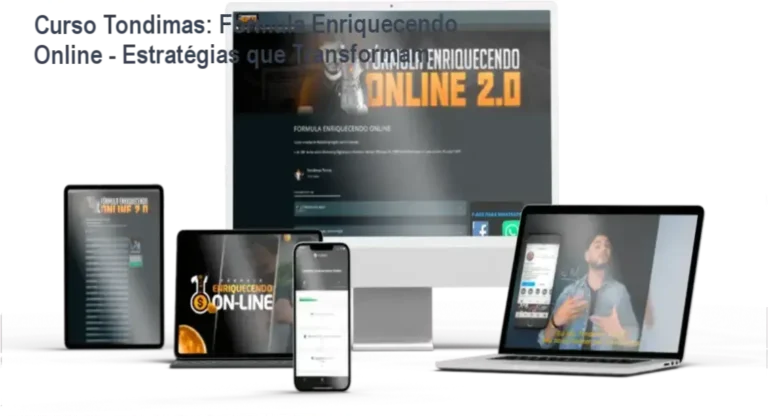 Fórmula Enriquecendo Online por Tondimas Tôrres - Bastidores e Funcionamento