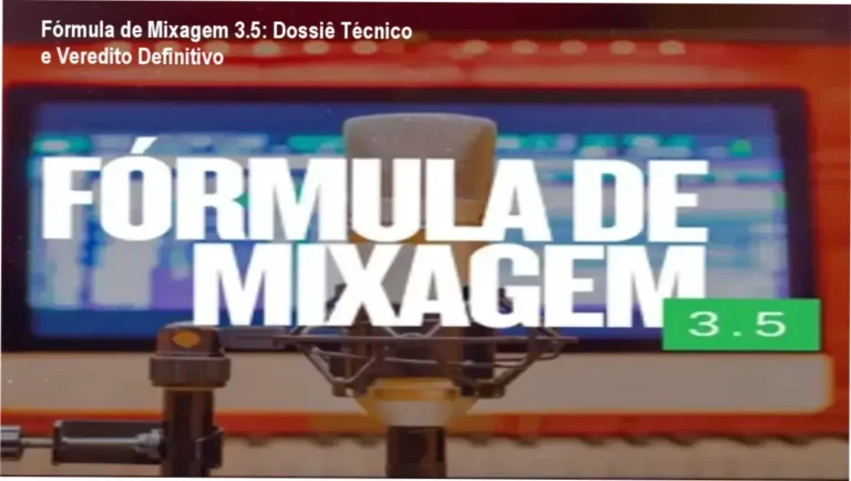 Jorge do SomBinario demonstrando técnicas de mixagem no REAPER com plugins SSL 4000 e iZotope na Metodologia FM3