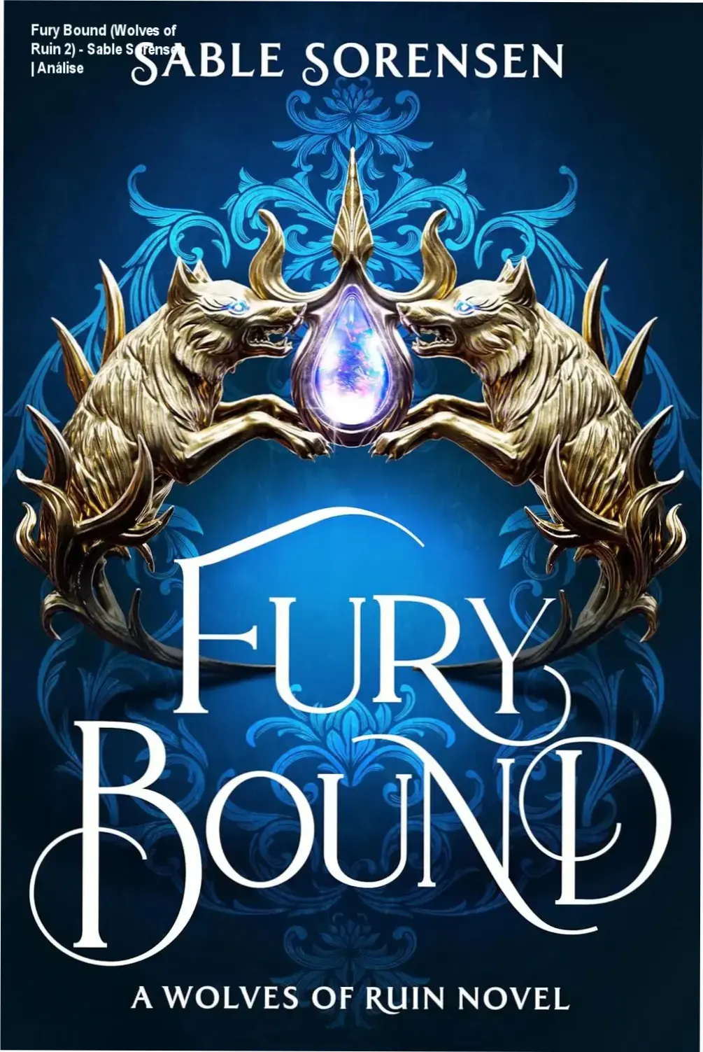 Capa do ebook Fury Bound, volume 2 da série The Wolves of Ruin por Sable Sorensen