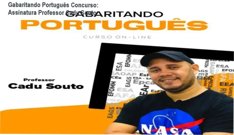 Gabaritando Português - Assinatura Professor Cadu Souto - Aulas e Estratégias para Concursos