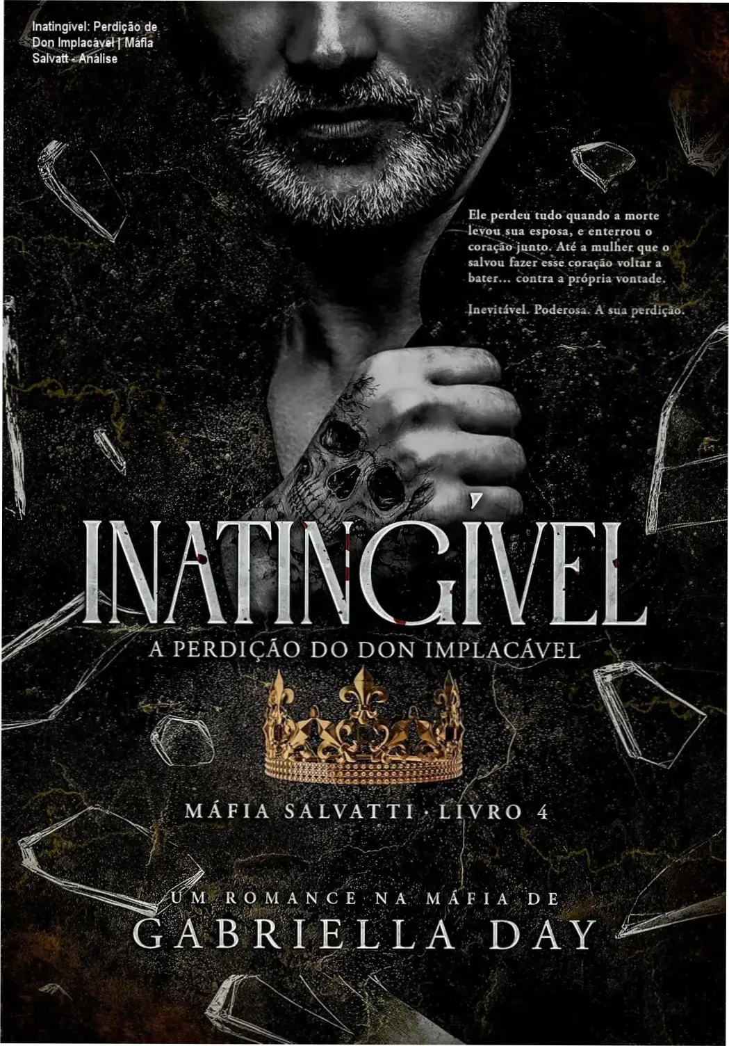 Capa de Inatingível - A Perdição do Don Implacável - Máfia Salvatti - Ebook